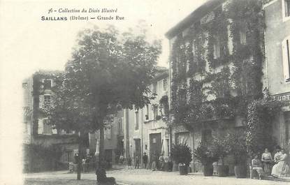 .CPA  FRANCE 26 "Saillans, Grande rue"