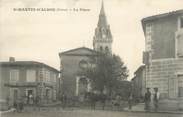 26 DrÔme .CPA  FRANCE 26 "Saint  Martin d'Albon, La place"