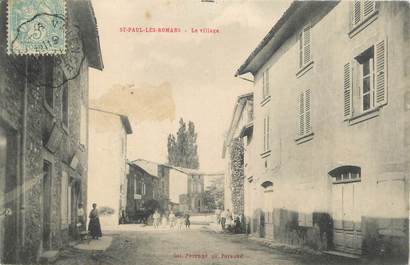 .CPA  FRANCE 26 "Saint Paul les Romans, Le village"