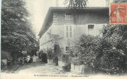 .CPA  FRANCE 26 "St Rambert d'Albon, Restaurant Ollier"