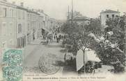 26 DrÔme .CPA  FRANCE 26 "St Rambert d'Albon, Place du Marché et route nationale"