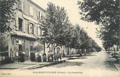 .CPA  FRANCE 26 "St Rambert d'Albon, La grande rue"