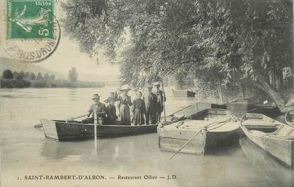 .CPA  FRANCE 26 "St Rambert d'Albon,  Restaurant Ollier  "