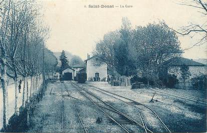 .CPA  FRANCE 26 "St Donat, La gare "