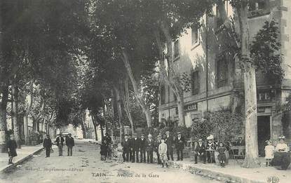 .CPA FRANCE 26 "Tain, Avenue de la gare"