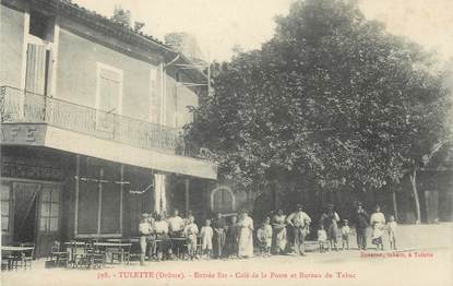 .CPA FRANCE 26 "Tulette, Café de la Poste et bureau de tabac"