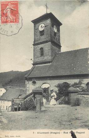 .CPA   FRANCE 88 "Allarmont, Rue Haut Regard"