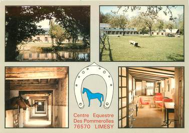 CPSM FRANCE 76 "Limesy, Centre Equestre des Pommerolles"