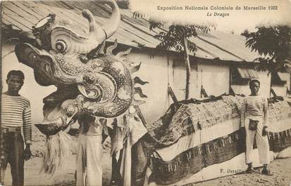 CPA  INDOCHINE  "Exposition nationale coloniale de Marseille, 1922, le Dragon"