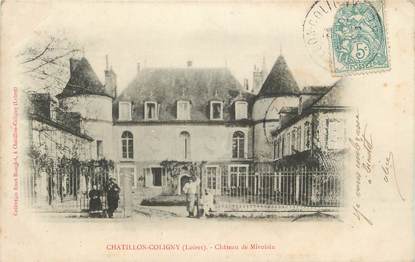 .CPA   FRANCE 45 " Chatillon - Colligny, Château de Mivoisin"