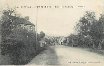 .CPA   FRANCE 45 " Chatillon sur Loire, Entrée du bourg de Nancray"