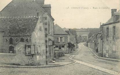 .CPA   FRANCE 45 "Cernoy,  Route de Châtillon"