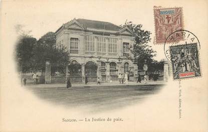 CPA INDOCHINE  "Saigon, Palais de Justice"