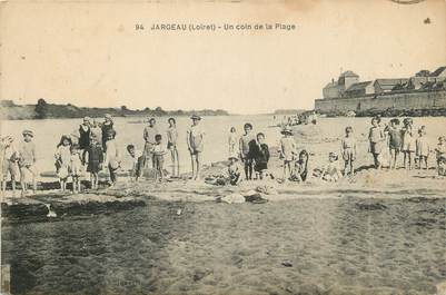 .CPA   FRANCE 45 "Jargeau, Un coin de la plage"