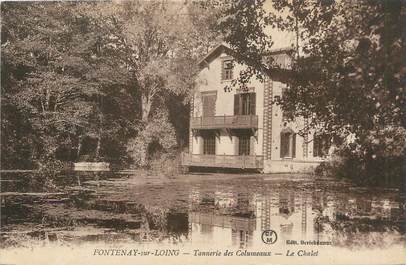 .CPA   FRANCE 45 "Fontenay sur Loing, Tannerie des Columeaux"