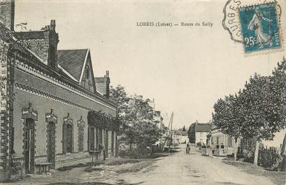 .CPA   FRANCE 45 "Lorris, Route de Sully"