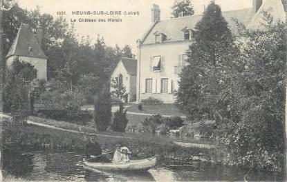 .CPA   FRANCE 45 "Meung sur Loire, Le château des marais"