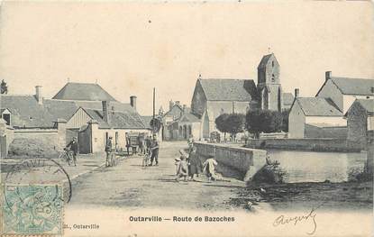 .CPA   FRANCE 45 "Outarville, Route de Bazoches"