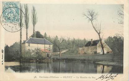 .CPA   FRANCE 45 "Olivet, Le moulin du bac"