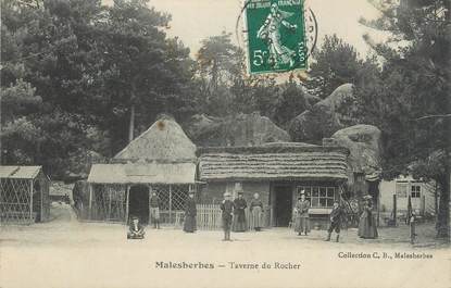 .CPA   FRANCE 45 "Malesherbes, Taverne du Rocher"