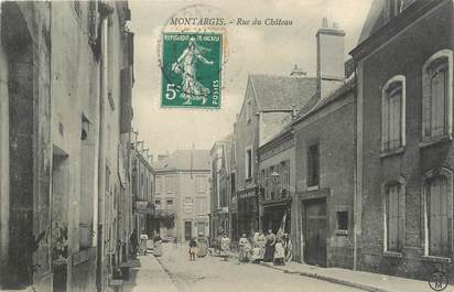 .CPA   FRANCE 45 "Montargis, Rue du Château"