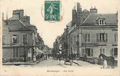 .CPA  FRANCE 45 "Montargis, Rue dorée "