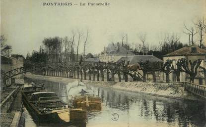 .CPA  FRANCE 45 "Montargis, La passerelle"