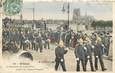 .CPA  FRANCE 45 "Orléans, La procession de Jeanne d'Arc, société des sapeurs pompiers"/POMPIERS