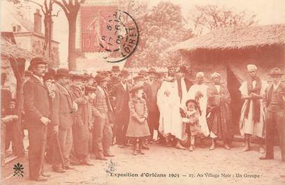 .CPA  FRANCE 45 "Orléans, Exposition, au Village Noir 1905" / VILLAGE NOIR