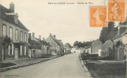.CPA  FRANCE 45 " Puy la Laude, Entrée du pays"