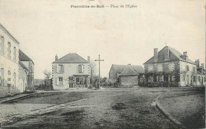 .CPA  FRANCE 45 " Pierrefitte ès Bois, Place de l'église"