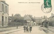 45 Loiret .CPA  FRANCE 45 " Varennes, Rue d'Ouzouer des Champs"