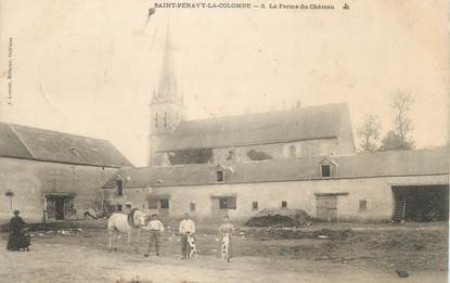 .CPA  FRANCE 45 " St Péravy la Colombe, La ferme du château"