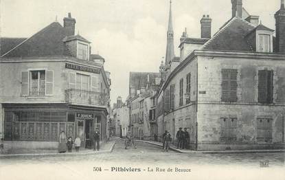 .CPA  FRANCE 45 "Pithiviers, Rue de la Beauce"