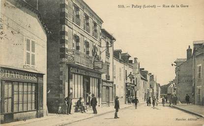 .CPA  FRANCE 45 "Patay, Rue de la gare"