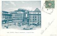 Italie CPA ITALIE "Naples, Piazza S. Ferdinando e Castel S. Elmo"