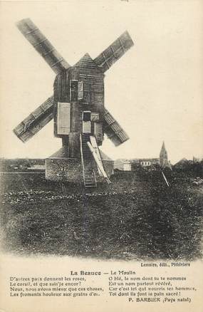 .CPA  FRANCE 45 "En Beauce, Le  moulin"/MOULIN