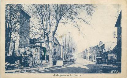 .CPA  FRANCE 84 "Aubignan, Le cours"