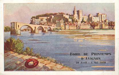 .CPA  FRANCE 84 "Avignon, La foire de  printemps avril-mai 1930"