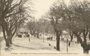 84 Vaucluse .CPA  FRANCE 84 "Avignon, Les allées de Verdun pendant le grand concours de boules du Merle Blanc"/ BOULES