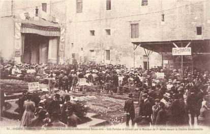 .CPA  FRANCE 84 "Avignon, Palais des Papes, souvenir des expositions industrielles et beaux arts"