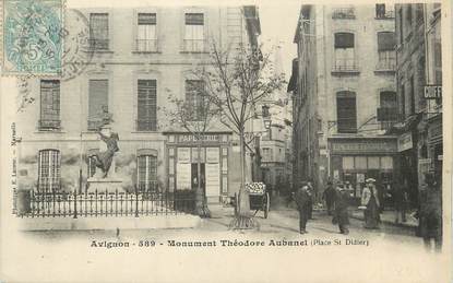 .CPA  FRANCE 84 "Avignon, Monument Théodore Aubanel" 