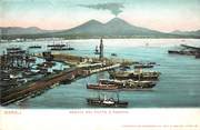 Italie CPA ITALIE "Naples, Veduta del Porto e Vesuvio"