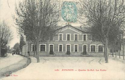 .CPA FRANCE 84 "Avignon, Quartier St Ruf, Les Ecoles"