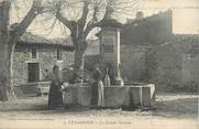 84 Vaucluse .CPA FRANCE 84 " Le Barroux, La grande fontaine"