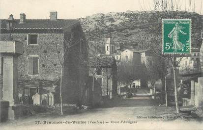 .CPA FRANCE 84 " Beaumes de Venise, Route d'Aubignan"