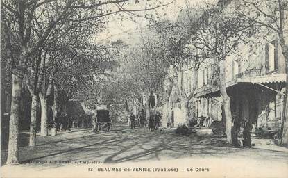 .CPA FRANCE 84 " Beaumes de Venise, Le cours"