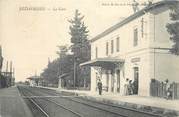 84 Vaucluse .CPA FRANCE 84 " Bédarrides, La gare" / CACHET AMBULANT