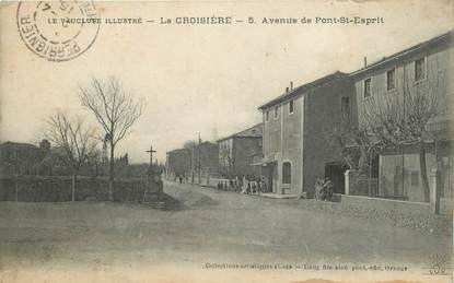 .CPA FRANCE 84 " La Croisière, Avenue de Pont St Esprit"