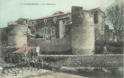 .CPA FRANCE 84 " Cabrières, Le château"